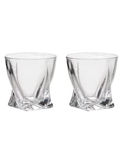 Widdop Clear 10oz Whiskey Glasses in Rustic Wooden Cask - Image 4 of 5