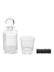 Widdop Clear Harvey Makin Whisky Glass Decanter Tumbler Cooling Stones Set - Image 1 of 3