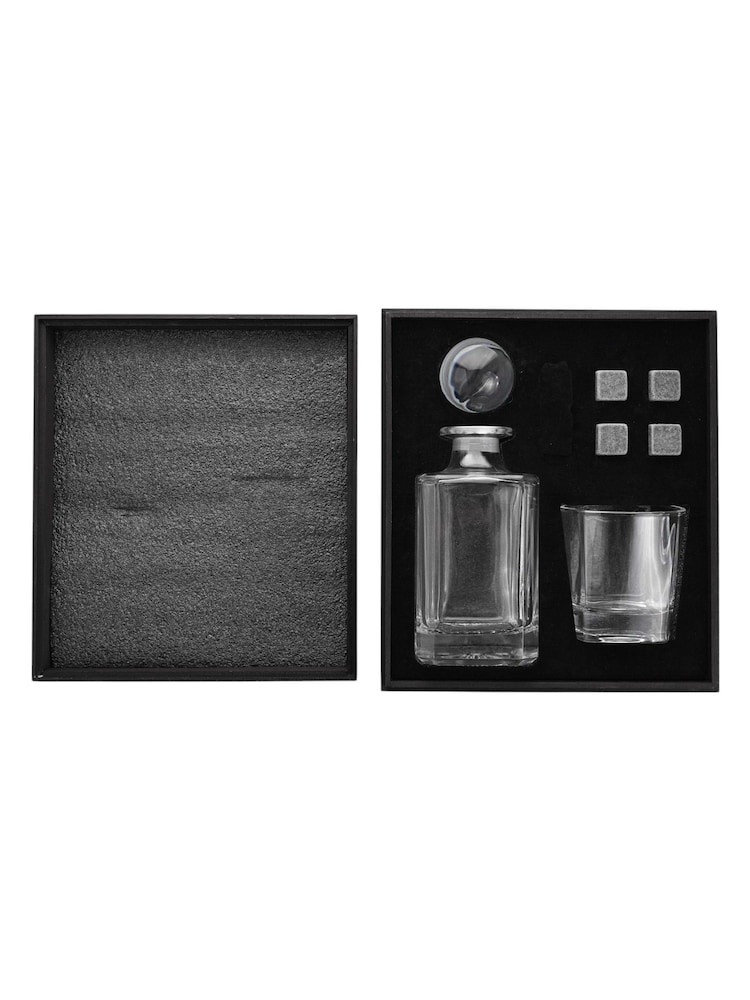 Widdop Clear Harvey Makin Whisky Glass Decanter Tumbler Cooling Stones Set - Image 2 of 3 Widdop Clear Harvey Makin Whisky Glass Decanter Tumbler Cooling Stones Set - Image 2 of 3