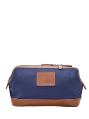 Widdop Blue RAF Canvas & Faux Leather Washbag - Image 2 of 4