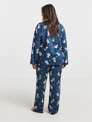 Simply Be Blue Value Pyjamas Set 2 Pack - Image 3 of 5