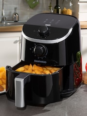 Daewoo Black 2L Single Pot Air Fryer - Image 2 of 5