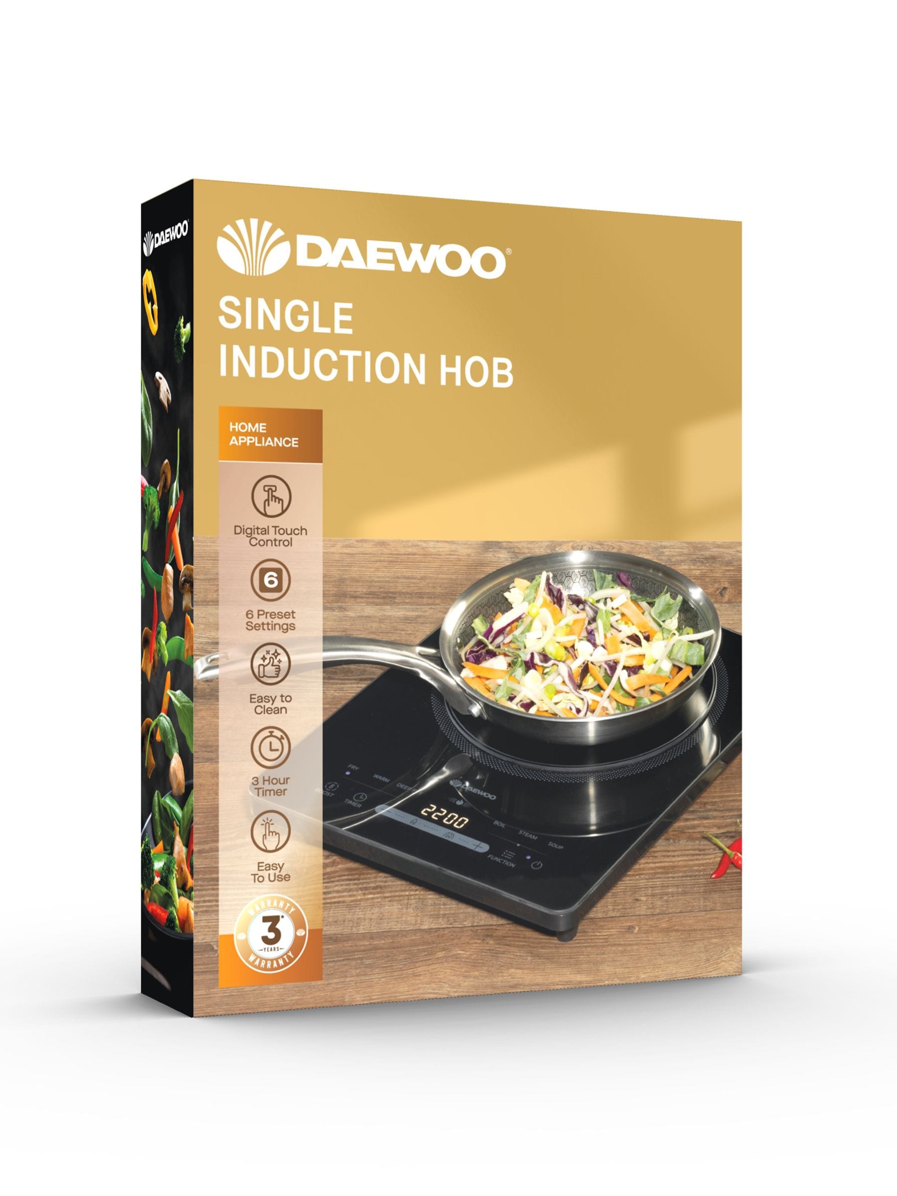 Daewoo Electricals  2200W Single Induction Hob - Black - Image 13