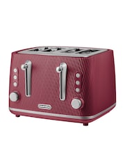 Daewoo Ruby Cascade 4 Slice Toaster - Image 2 of 6