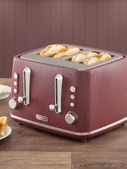 Daewoo Ruby Cascade 4 Slice Toaster - Image 3 of 6