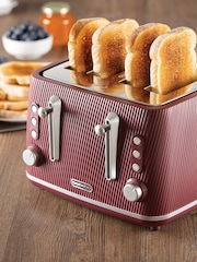 Daewoo Ruby Cascade 4 Slice Toaster - Image 4 of 6