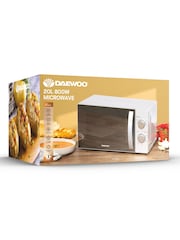 Daewoo Silver Mechanical Solo Microwave Oven 20L - Image 1 of 5