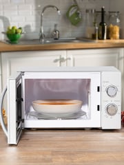 Daewoo Silver Mechanical Solo Microwave Oven 20L - Image 3 of 5