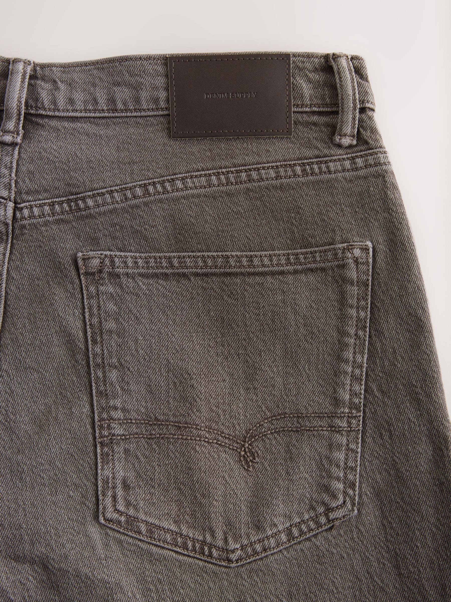 Buy Rust Brown Straight Fit Vintage Wash Denim Jeans from Next USA
