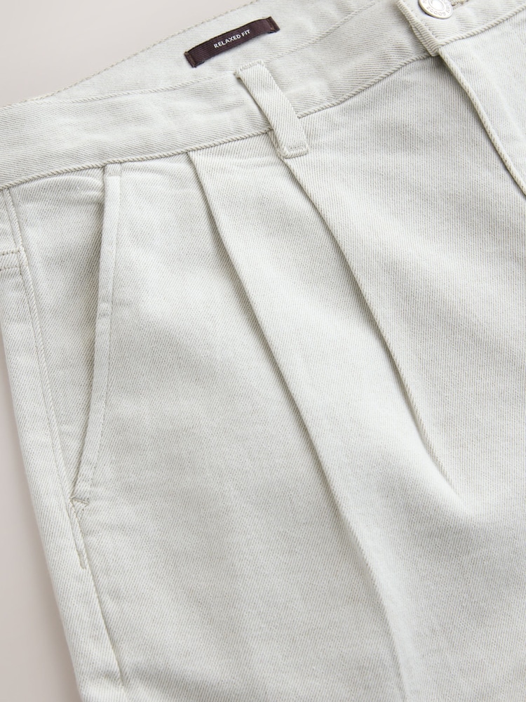 Ecru White Relaxed Fit N. Premium Denim Jeans - Image 8 of 8 Ecru White Relaxed Fit N. Premium Denim Jeans - Image 8 of 8