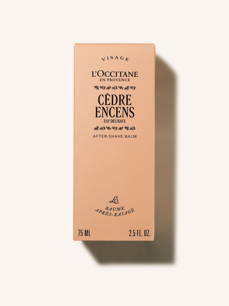 L'Occitane Cédre Encens (Formerly Eau Des Baux) After Shave Balm 75ml - Image 2 of 3 L'Occitane Cédre Encens (Formerly Eau Des Baux) After Shave Balm 75ml - Image 2 of 3