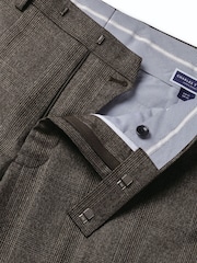 Қоңыр - Charles Tyrwhitt Slim Fit Ultimate Performance костюм шалбар - 4суретінің 4 суреті