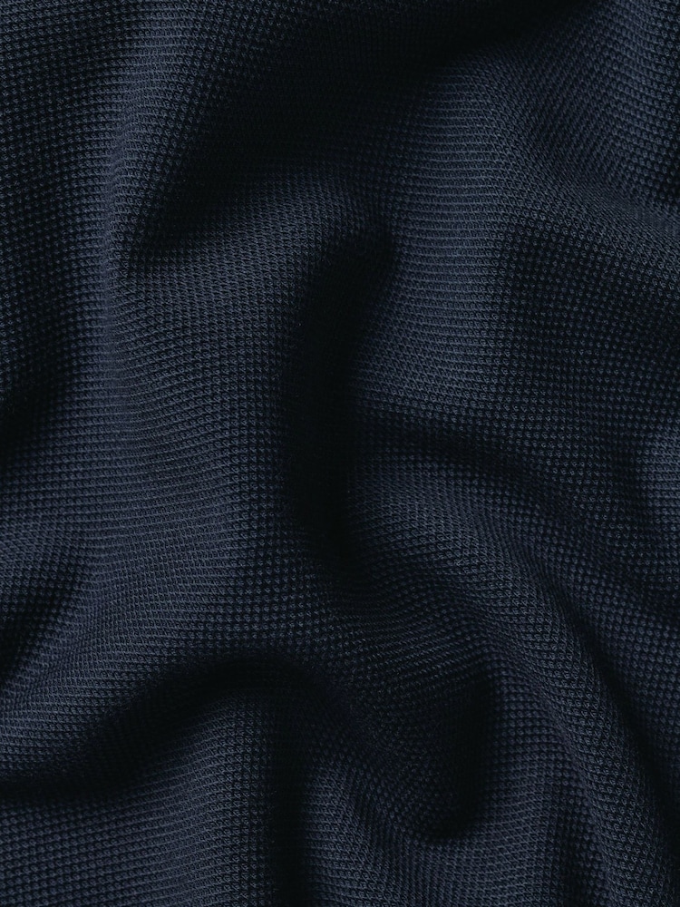 Blau - Charles Tyrwhitt Langarm-Polo-Shirt aus Baumwoll-Stretch-Smart-Piqué - Bild 6 von 6 Blau - Charles Tyrwhitt Langarm-Polo-Shirt aus Baumwoll-Stretch-Smart-Piqué - Bild 6 von 6