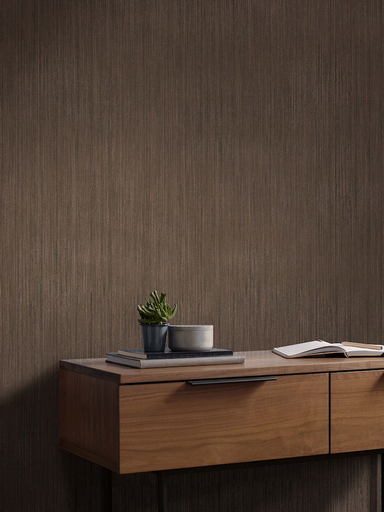 Graham & Brown Bronze Lustre 10M Wallpaper - Image 1 of 3 Graham & Brown Bronze Lustre 10M Wallpaper - Image 1 of 3