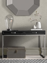 Graham & Brown Ecru Twill 10M Wallpaper - Image 1 of 3