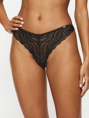 KBX Black Brazillian Lola Lace Brazilian Knickers - Image 3 of 5
