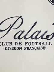 River Island Football Ottoman Ribbed T-Shirt - صورة 4 من 4