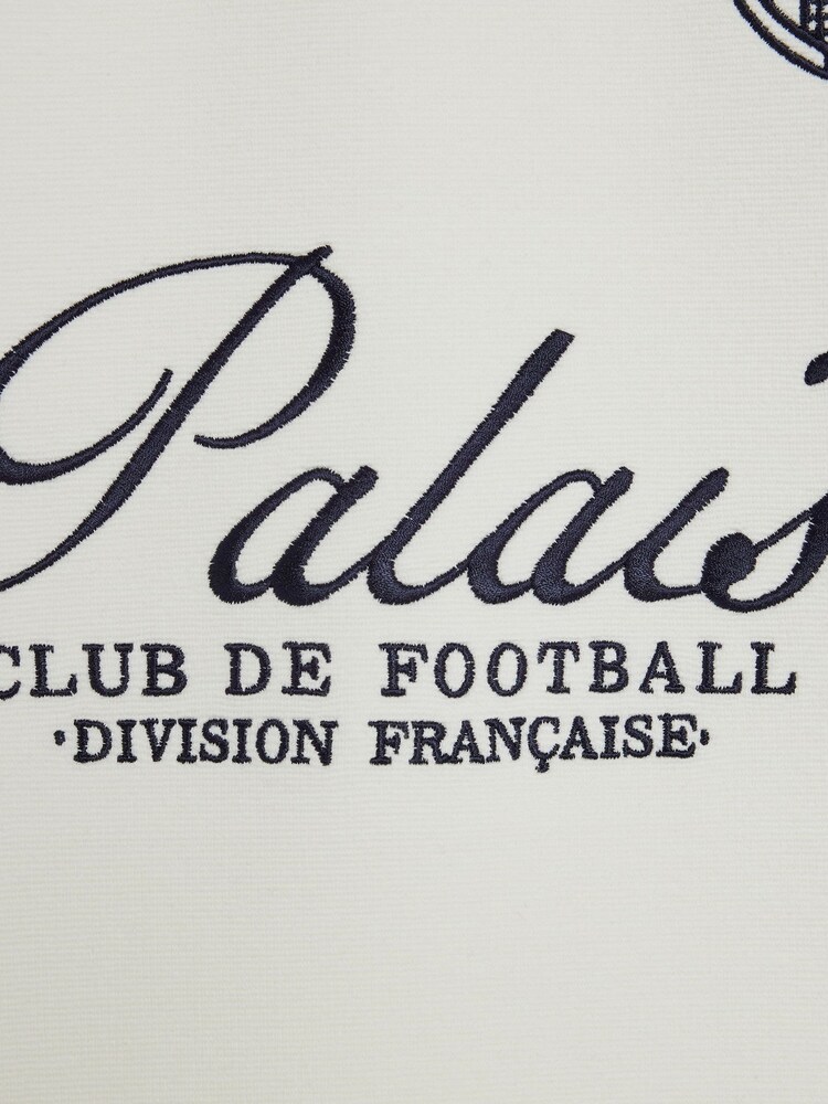 River Island Football Ottoman Ribbed T-Shirt - صورة 4 من 4