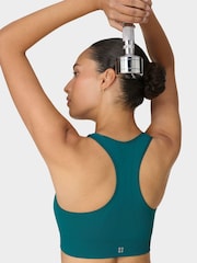 Sweaty Betty Dark Green Stamina Seamless Sports Bra - Image 4 of 6