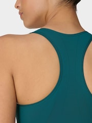 Sweaty Betty Dark Green Stamina Seamless Sports Bra - Image 5 of 6