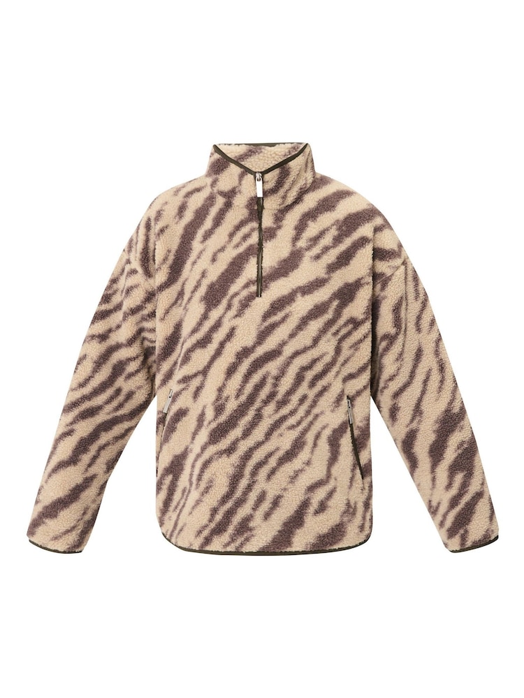 Sweaty Betty Brown Plush Half Zip Fleece - Image 9 of 9 Sweaty Betty Brown Plush Half Zip Fleece - Image 9 of 9