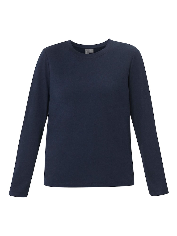 Sweaty Betty Blue Essential Long Sleeve T-Shirt - Image 7 of 7 Sweaty Betty Blue Essential Long Sleeve T-Shirt - Image 7 of 7