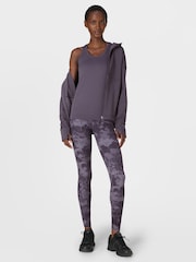 Sweaty Betty Blue Marl Full Length Power Workout Leggings - Image 2 of 8