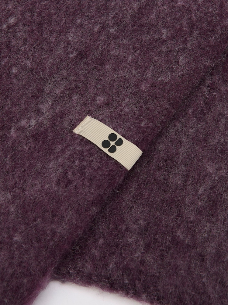 Sweaty Betty Purple Soft Cloud Tassel Scarf - Image 2 of 3