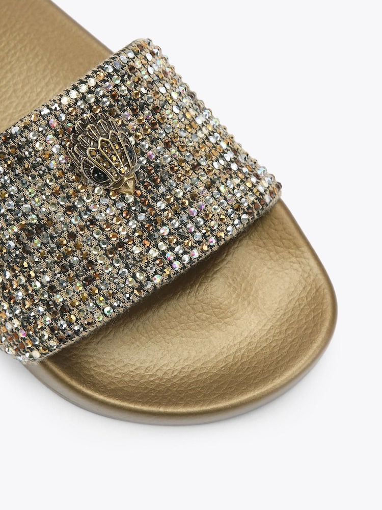 Kurt Geiger London Brown Meena Eagle Sandals - Image 4 of 4 Kurt Geiger London Brown Meena Eagle Sandals - Image 4 of 4