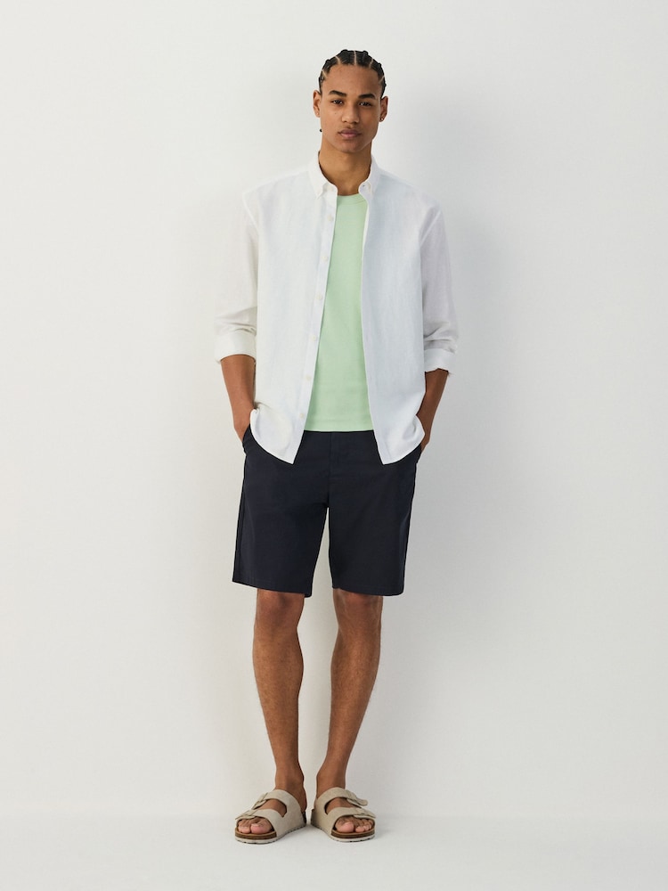 Green Slim Fit Ribbed Vest - Image 2 of 7 Green Slim Fit Ribbed Vest - Image 2 of 7