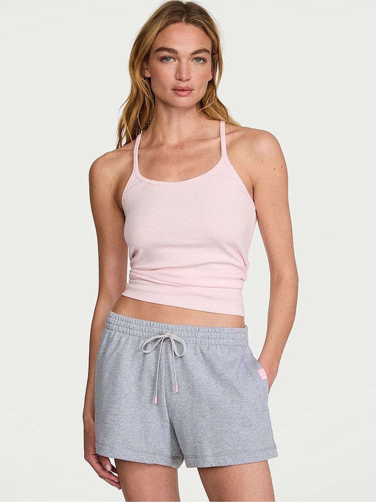 Victoria's Secret Medium Heather Grey Terry Shorts - Image 1 of 2