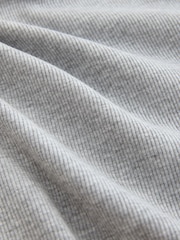 Grey Marl Slim Fit Ribbed Vests - Image 8 of 8