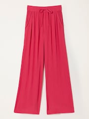 FatFace Melissa Pink Palazzo Trousers - Image 6 of 6