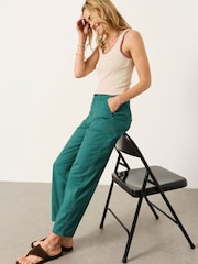 Žalsvai mėlyna - FatFace Tapered Chino Trouser - 5 paveikslėlis iš 6