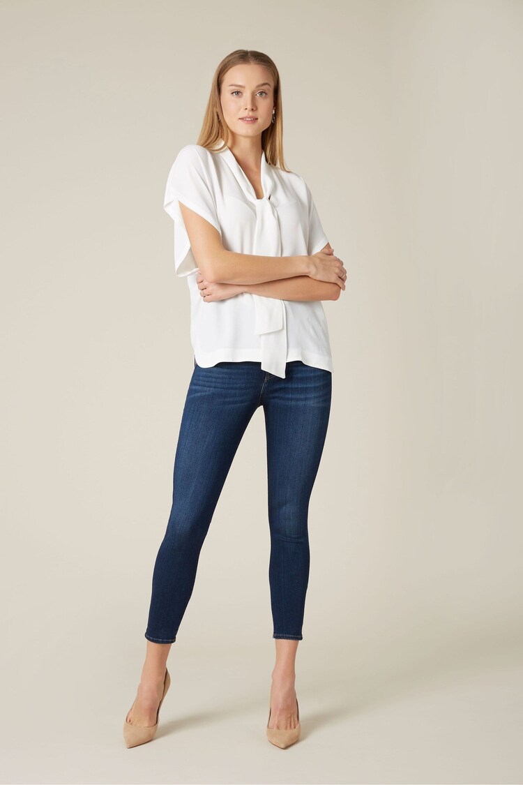 7 For All Mankind Aubrey High Rise Skinny Jeans - Image 2 of 3