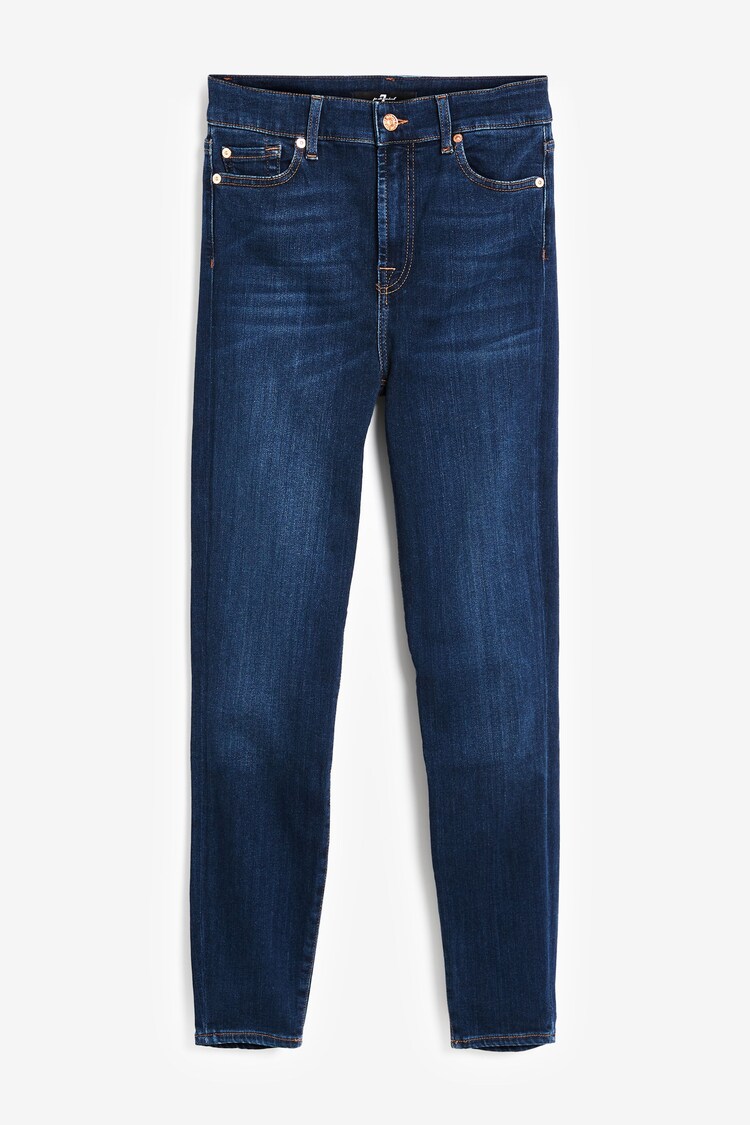 7 For All Mankind Aubrey High Rise Skinny Jeans - Image 3 of 3