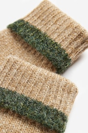 Albert Oatmeal Knitted Gloves - Image 3 of 3
