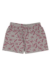Vanilla Underground Burgundy Red Girls Harry Potter Licensing Short 100% Cotton Pyjamas - Image 3 of 4