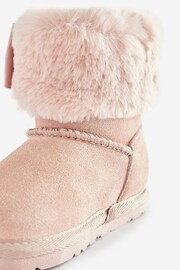 Baker by Ted Baker Mädchen Hausschuhe im Stiefeldesign mit Kunstfell und Schleife​​​​​​​ - Bild 5 von 6