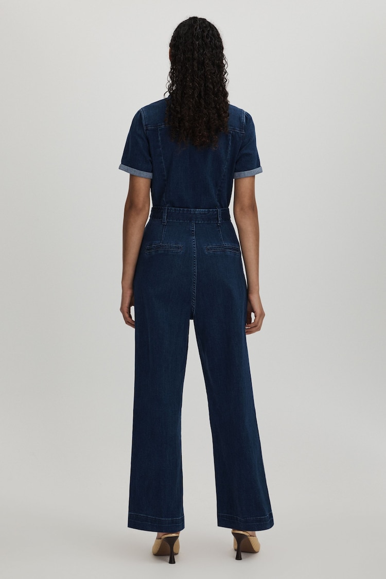 Paige Cropped Jumpsuit in Jelina - Image 4 of 4