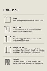 Blue Light Blackout/Thermal Cotton Eyelet Curtains - Image 4 of 8