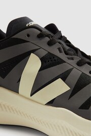 Veja Mesh Running Trainers in Black/Grey - Image 4 of 4