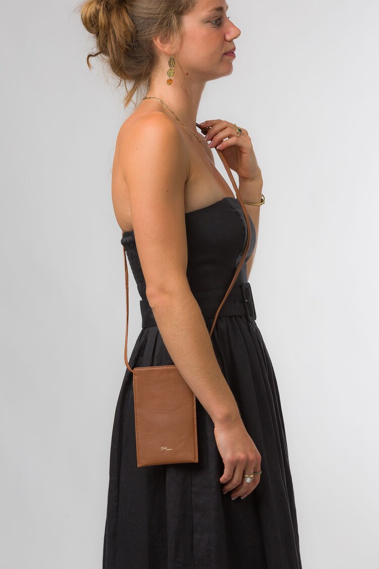 Pure Luxuries London Lana Nappa Leather Cross-Body Phone Bag - Image 2 of 7