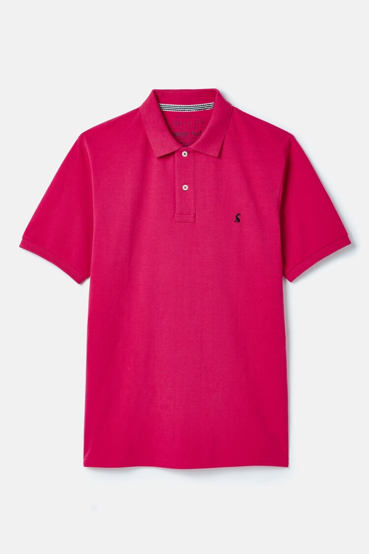 Woody Pink Regular Fit Cotton Pique Polo Shirt - Image 7 of 7