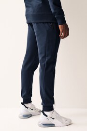 Navy Blue Athleisure Cuffed Joggers - Image 4 of 8