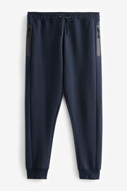 Navy Blue Athleisure Cuffed Joggers - Image 7 of 8