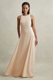 Reiss White Darna Cut-Out Maxi Dress - Image 4 of 6