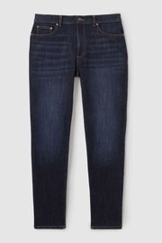 Cotton-Stretch Slim-Fit Jeans in Indigo Blue Wash - Image 2 of 6