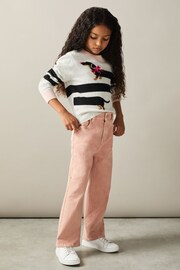 13-14 yrs Wide-Leg Jeans in Pink - Image 3 of 4