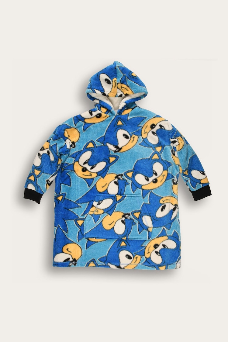 Brand Threads ボーイズ Sonic The Hedgehog フード付き ブランケット - 画像 1 / 3